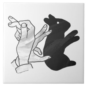 Azulejo Hand Silhouette Rabbit