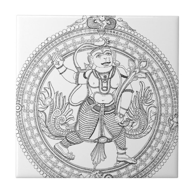 Azulejo Hanuman (Frente)