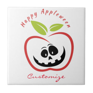 Azulejo Happy Appleween Jack O'lantern Thunder_Cove