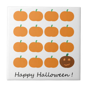 Azulejo Happy Halloween Cumpkin Patch