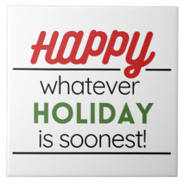 Azulejo Happy holiday