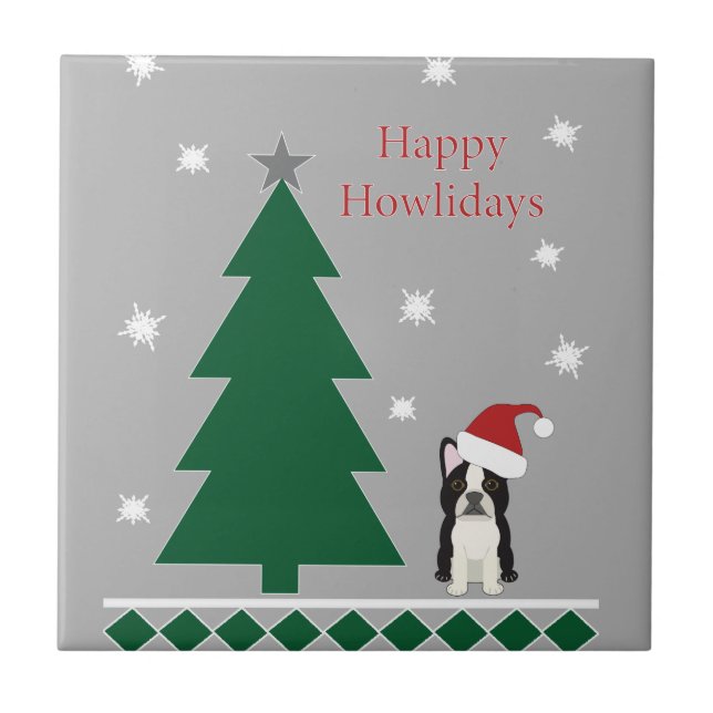 Azulejo Happy Howlidays (Frente)