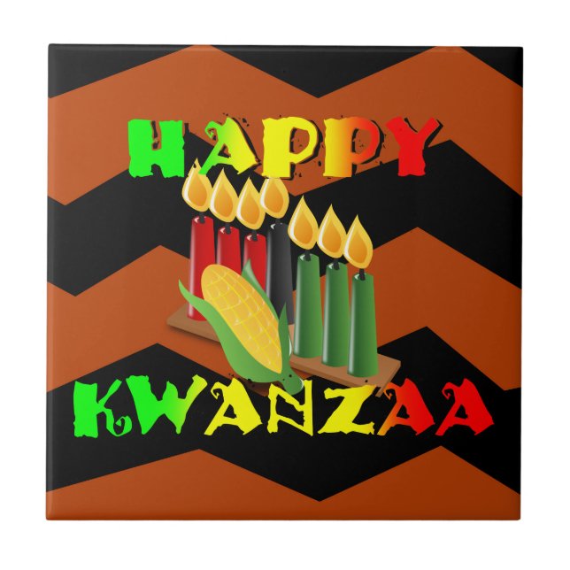 AZULEJO HAPPY KWANZAA (Frente)