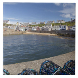 Azulejo Harbour, Findochty, Moray, Escocia, United