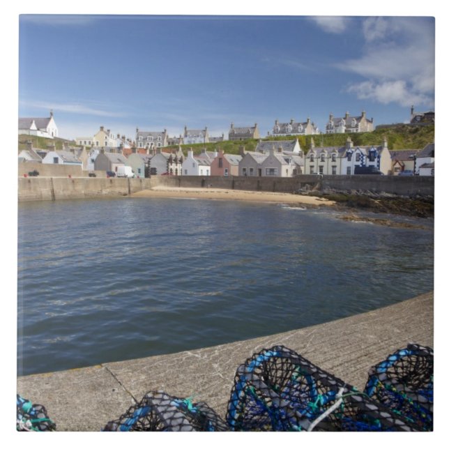 Azulejo Harbour, Findochty, Moray, Escocia, United (Frente)