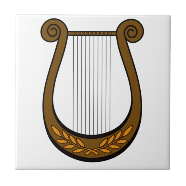 Azulejo Harp irlandés (Frente)