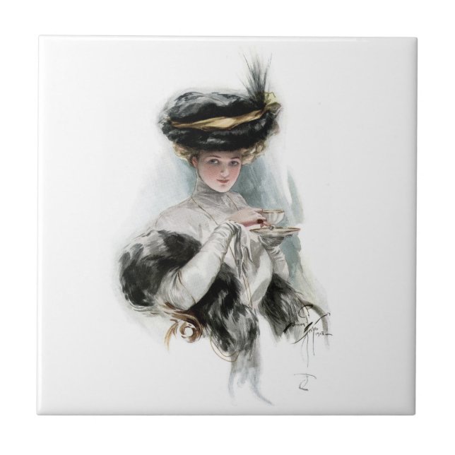 Azulejo Harrison Fisher Vintage (Frente)