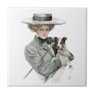 Azulejo Harrison Fisher Vintage