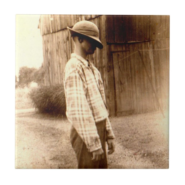 Azulejo Harry espantoso de alrededor de 1920 (Frente)