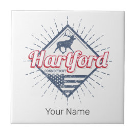 Azulejo Hartford City Connecticut Estados Unidos