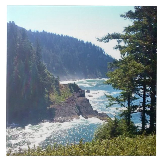 Azulejo Hart's Cove, Costa de Oregón (Frente)