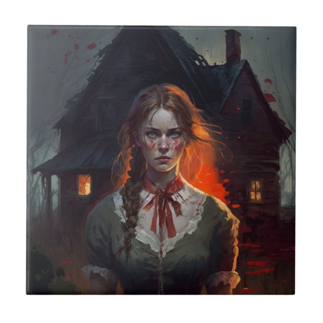 Azulejo Haunting house (Frente)