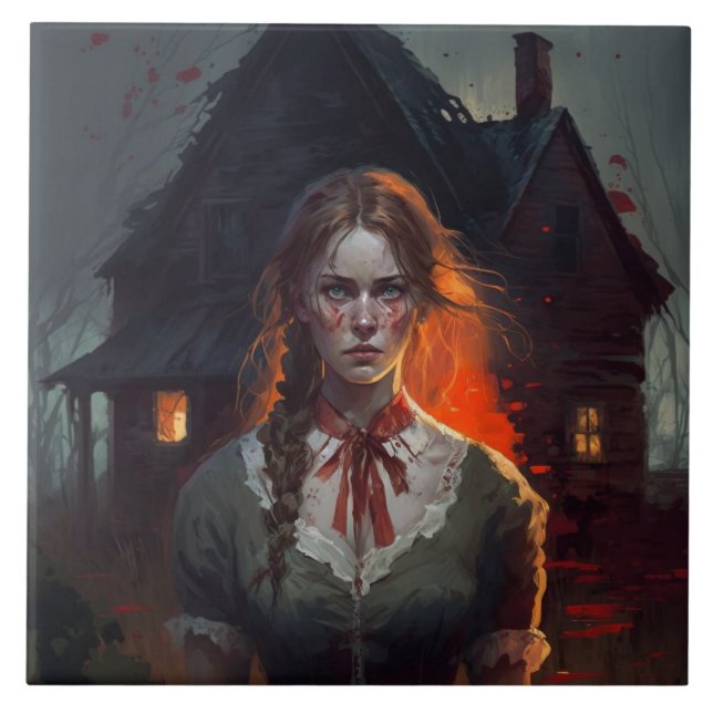 Azulejo Haunting house (Frente)