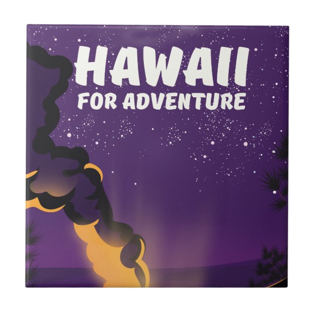Azulejo Hawái Para Aventura (Frente)
