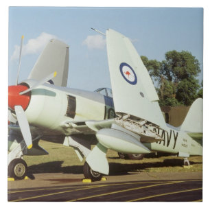 Azulejo Hawker Sea Fury en CAF, ala de Minnesota, en el