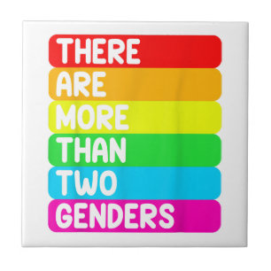 Azulejo Hay más de dos sexos de huelga LGBTQ