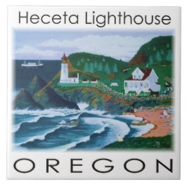 Azulejo Heceta Lighthouse Tile