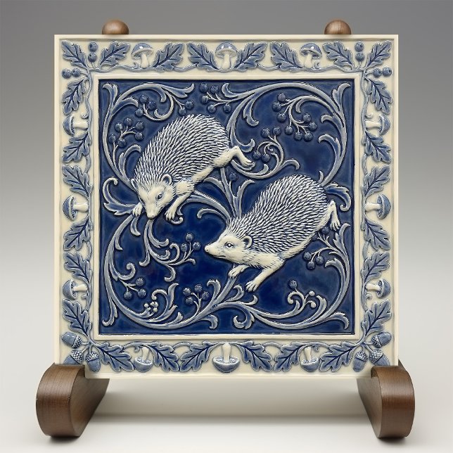 Azulejo Hedgehogs Arts & Crafts Wall Decor (Subido por el creador)