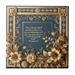 Azulejo - Heirloom Grace Bible Verse Tile Cerámico