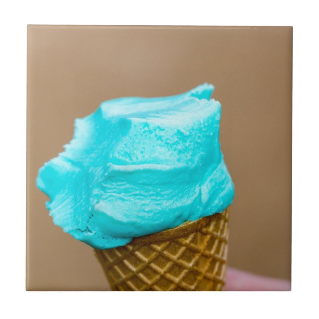 Azulejo Helado con macro de gofre (Frente)