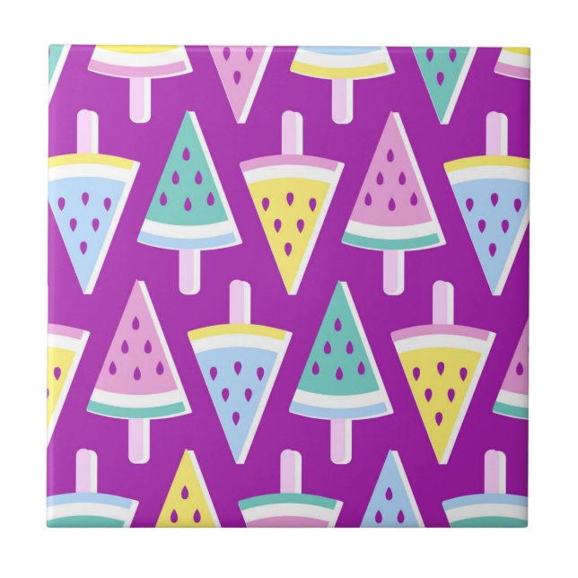 Azulejo Helado de sandía (Frente)