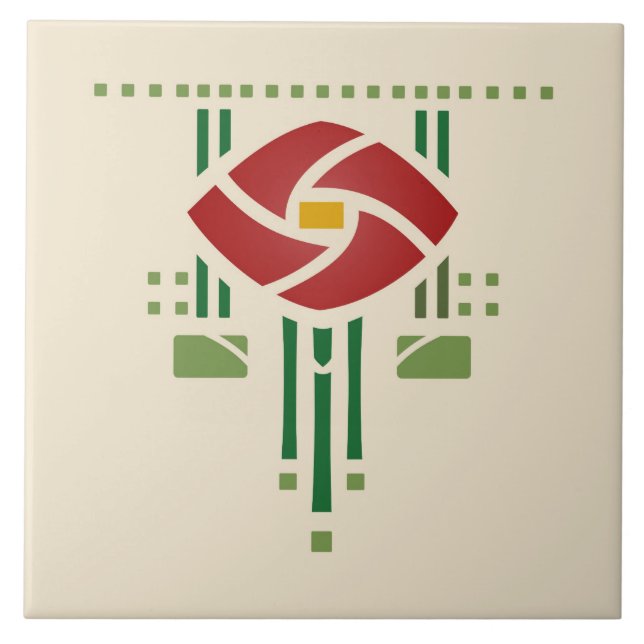 Azulejo Helen adoptiva "subió el friso " (Frente)