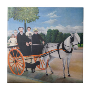 Azulejo Henri Rousseau - La Carriole du padre Junier