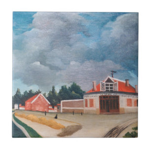 Azulejo Henri Rousseau - La fábrica de sillas