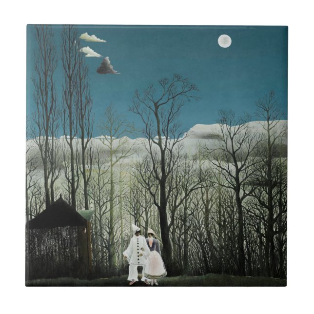 Azulejo Henri Rousseau - Noche de Carnaval (Frente)