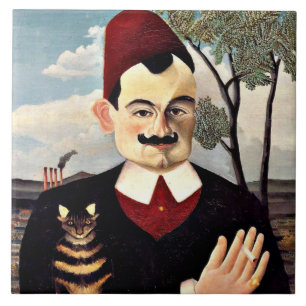 Azulejo Henri Rousseau - Retrato del señor X