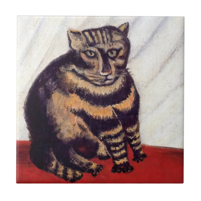 Azulejo Henri Rousseau - The Tabby (Frente)