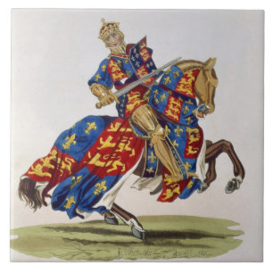 Azulejo Henry VI, rey de Inglaterra (1421-71), 1422, de 'A