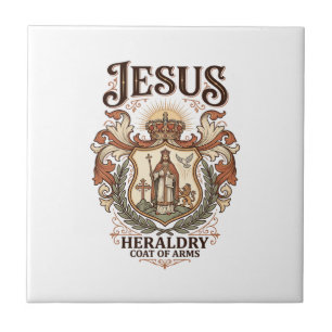 Azulejo Heráldica de Jesús Escudo de Armas Heráldica de Je