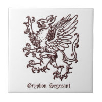 Heráldica medieval Gryphon segreant