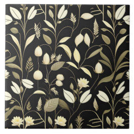 Azulejo Herbs Design Ceramic Tile