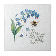 Herencia | Floral Botánico de Acuarela Abeja Quiet