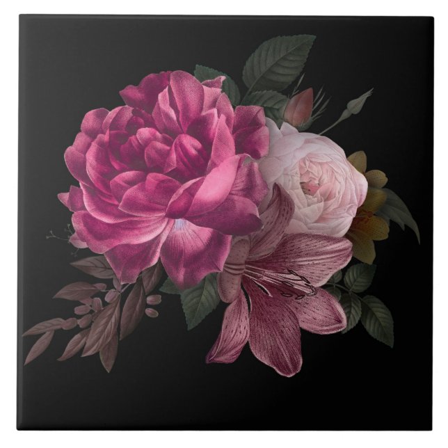 Azulejo Hermosa Floral  (Frente)