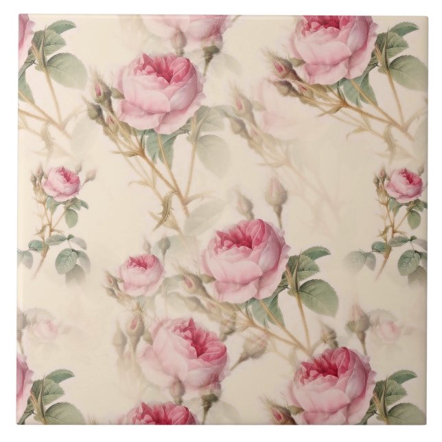 Azulejo Hermosa Floral Vintage (Frente)