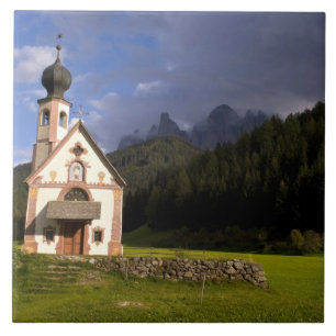 Azulejo Hermosa iglesia solitaria llamada Rainui