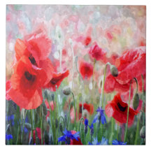Hermosa pintura roja
