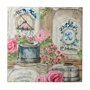 Azulejo Hermosas artesanías de mano Rústico choque de la c