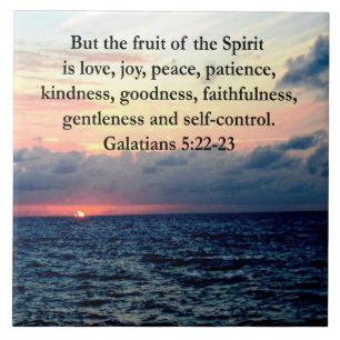 AZULEJO HERMOSAS FRUTAS GALATIANAS DEL ESPÍRITU