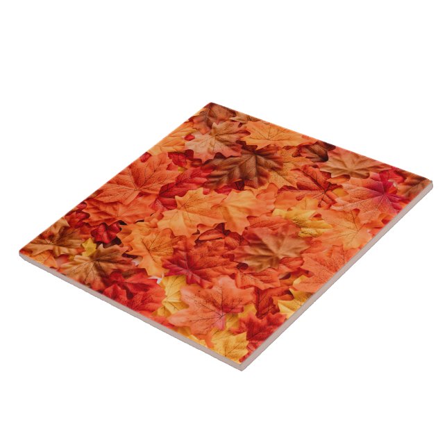 Azulejo Hermosas hojas otoñales (Lado)