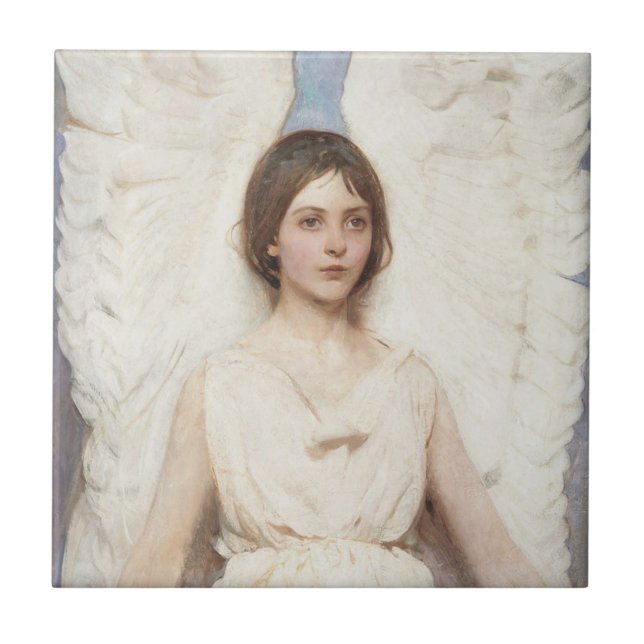 Azulejo Hermoso ángel (de Abbott Handerson Thayer) (Frente)