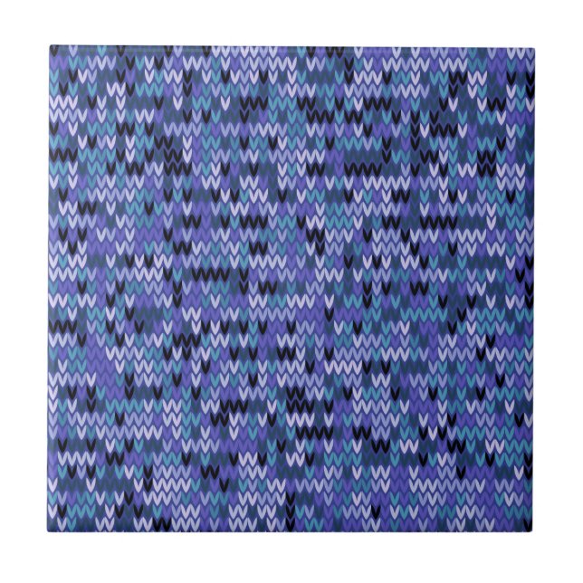 Azulejo Hermoso , de punto , azul y (Frente)