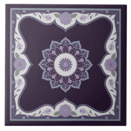 Azulejo Hermoso diseño de desplazamiento de mandala