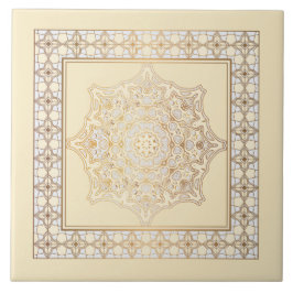 Azulejo Hermoso diseño de desplazamiento de mandala