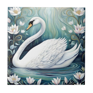 Azulejo Hermoso Swan