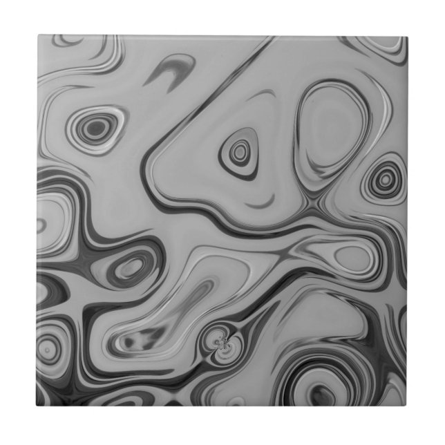 Azulejo Hermoso y encantador arte de color de textura gris (Frente)