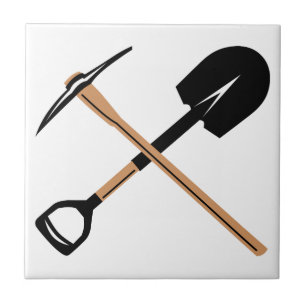 Azulejo Herramientas para mineros